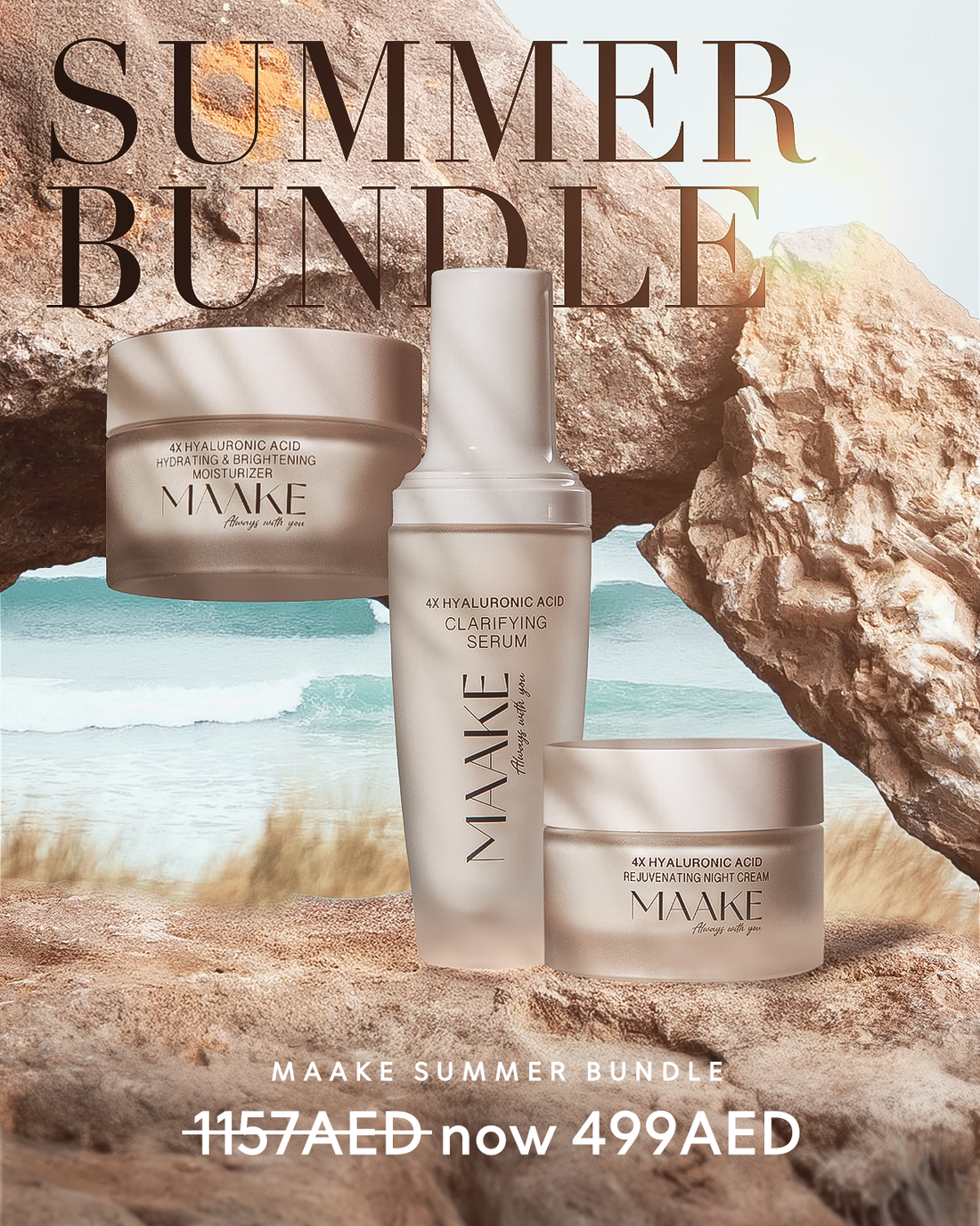 The 4XHYALURONIC Summer Bundle | MAAKE Beauty