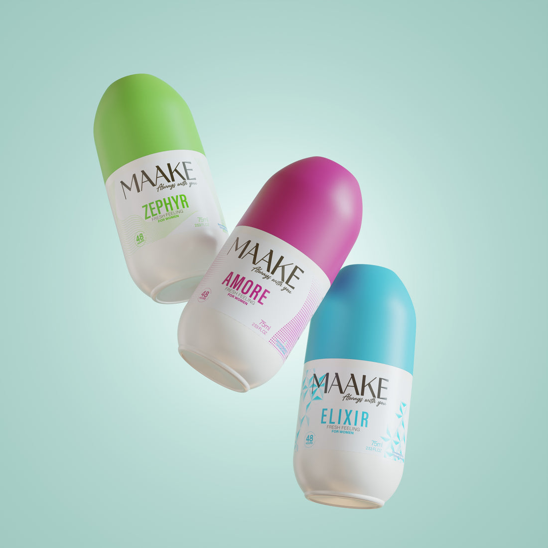 Alcohol-Free Antiperspirant Roll-On 48H For Women