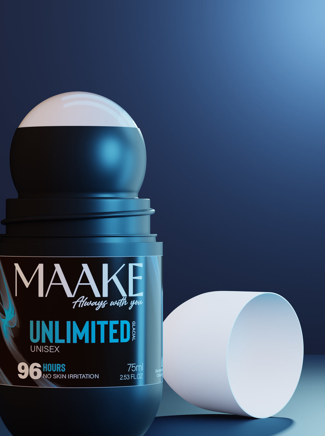 UNLIMITED Alcohol-Free Antiperspirant Roll-On 96H Unisex