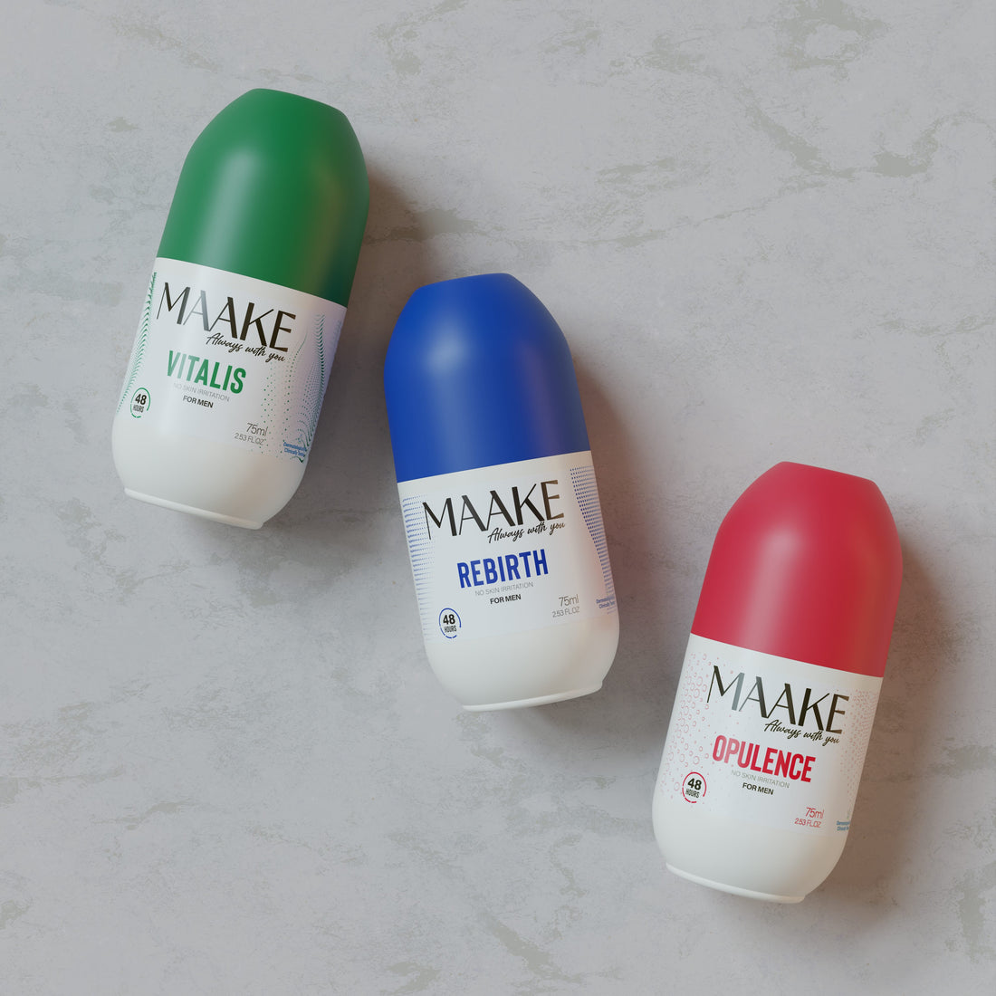 Alcohol-Free Antiperspirant Roll-On 48H For Men
